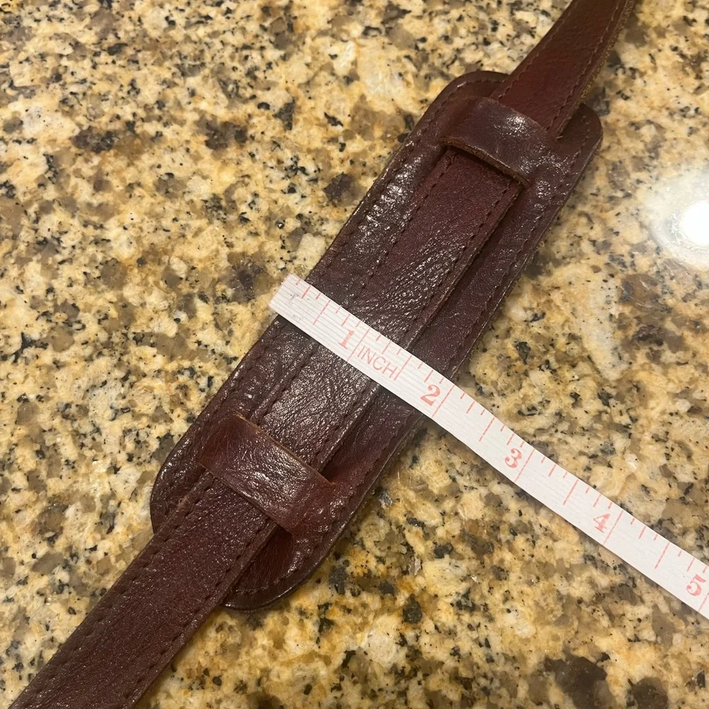 Marino Orlando Vintage Brown Leather Duffel Bag Replacement Shoulder Strap